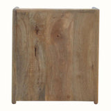 Nordell Cube Bedside Table with 2 Drawers, Medium - Natural Bedside Tables - Bokel Home