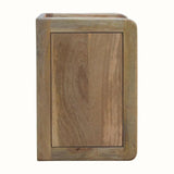 Nordell Cube Bedside Table with 2 Drawers, Medium - Natural Bedside Tables - Bokel Home