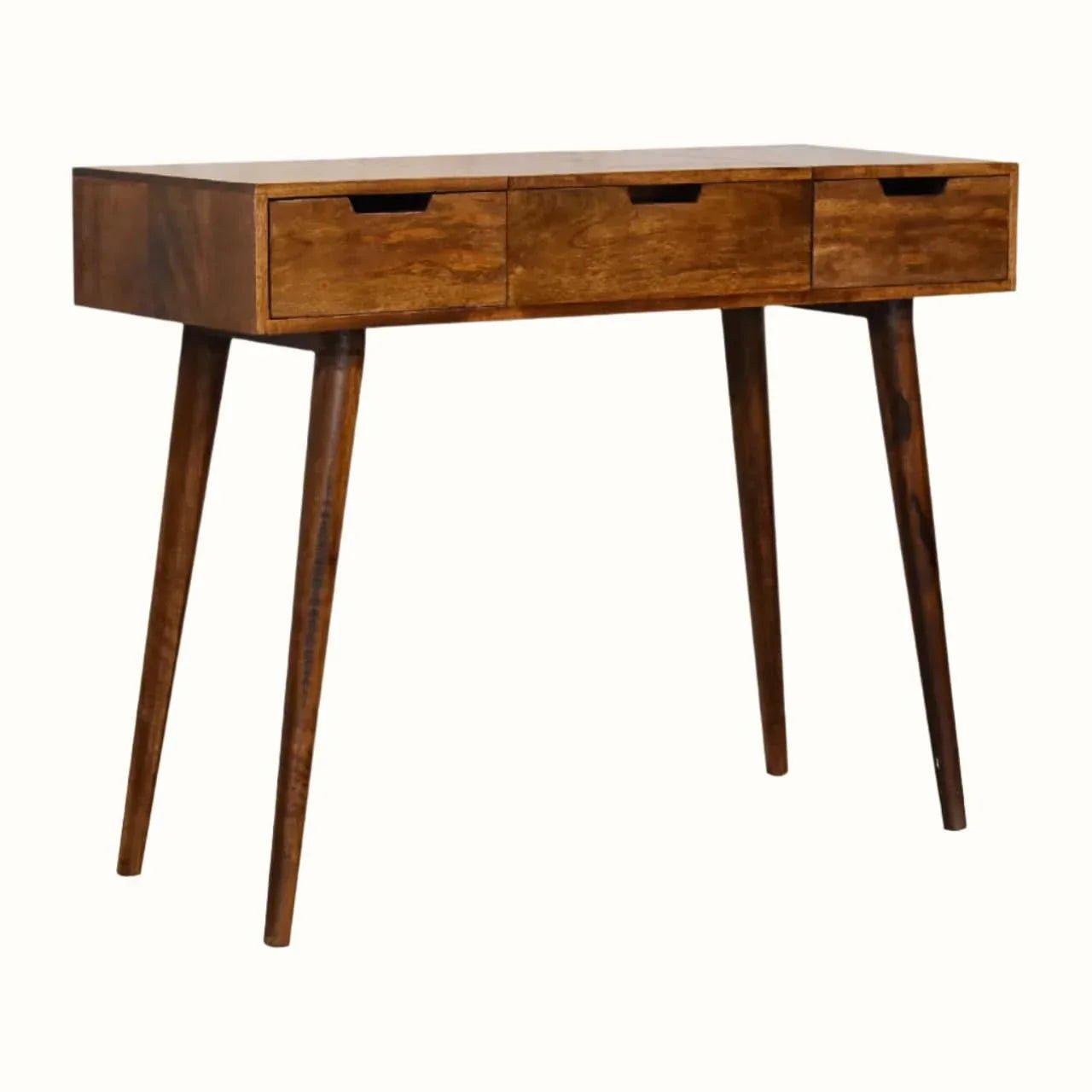 Nordell Dressing Table, Medium - Chestnut Dressing Tables - Bokel Home