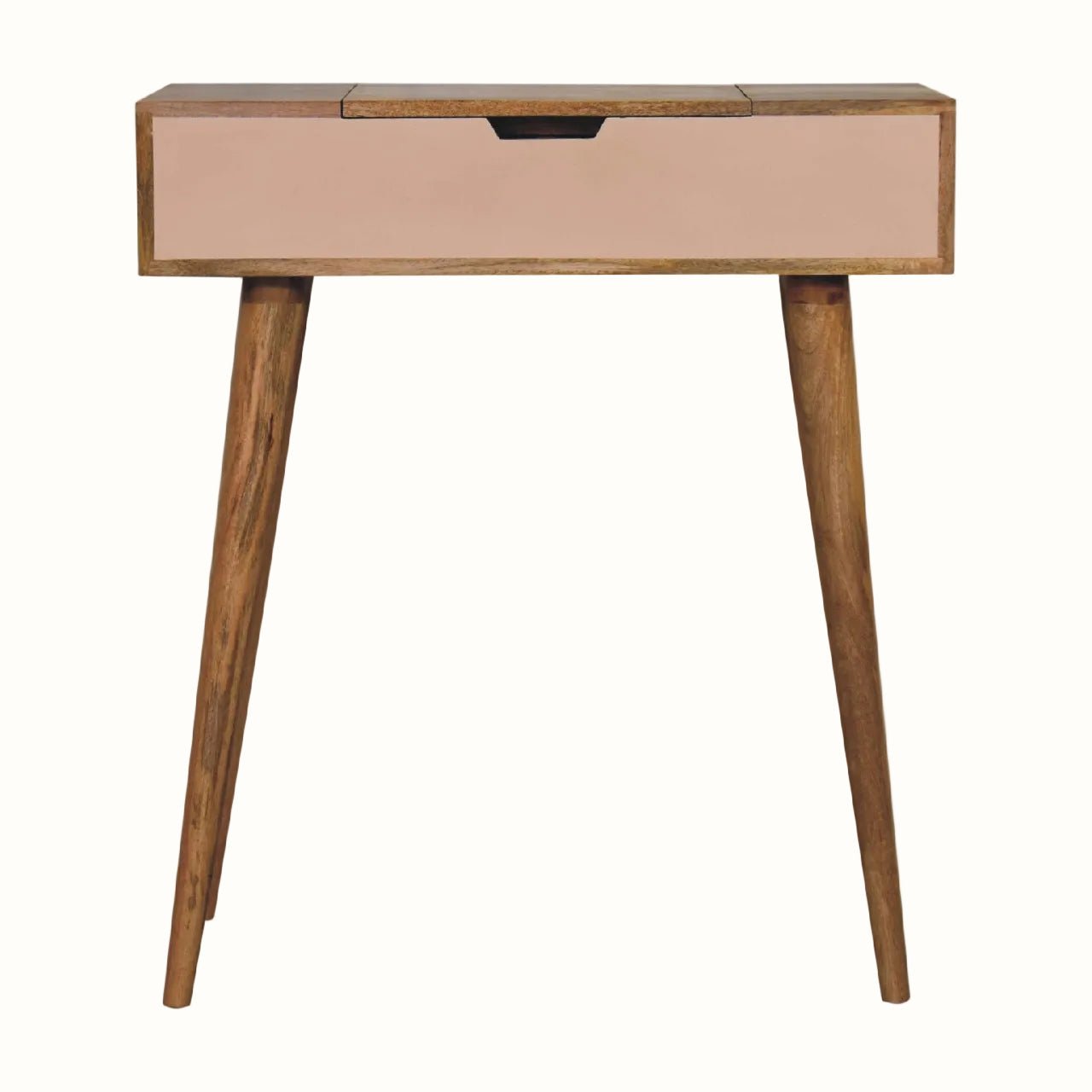 Nordell Dressing Table, Small - Blush Pink/Natural Dressing Tables - Bokel Home