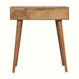 Nordell Dressing Table, Small - Blush Pink/Natural Dressing Tables - Bokel Home