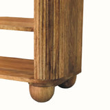 Nova Marble Shoe Cabinet - Golden Teak Shoe Cabinet - Bokel Home