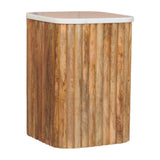 Nova Marble Side Table - Natural Side Tables - Bokel Home