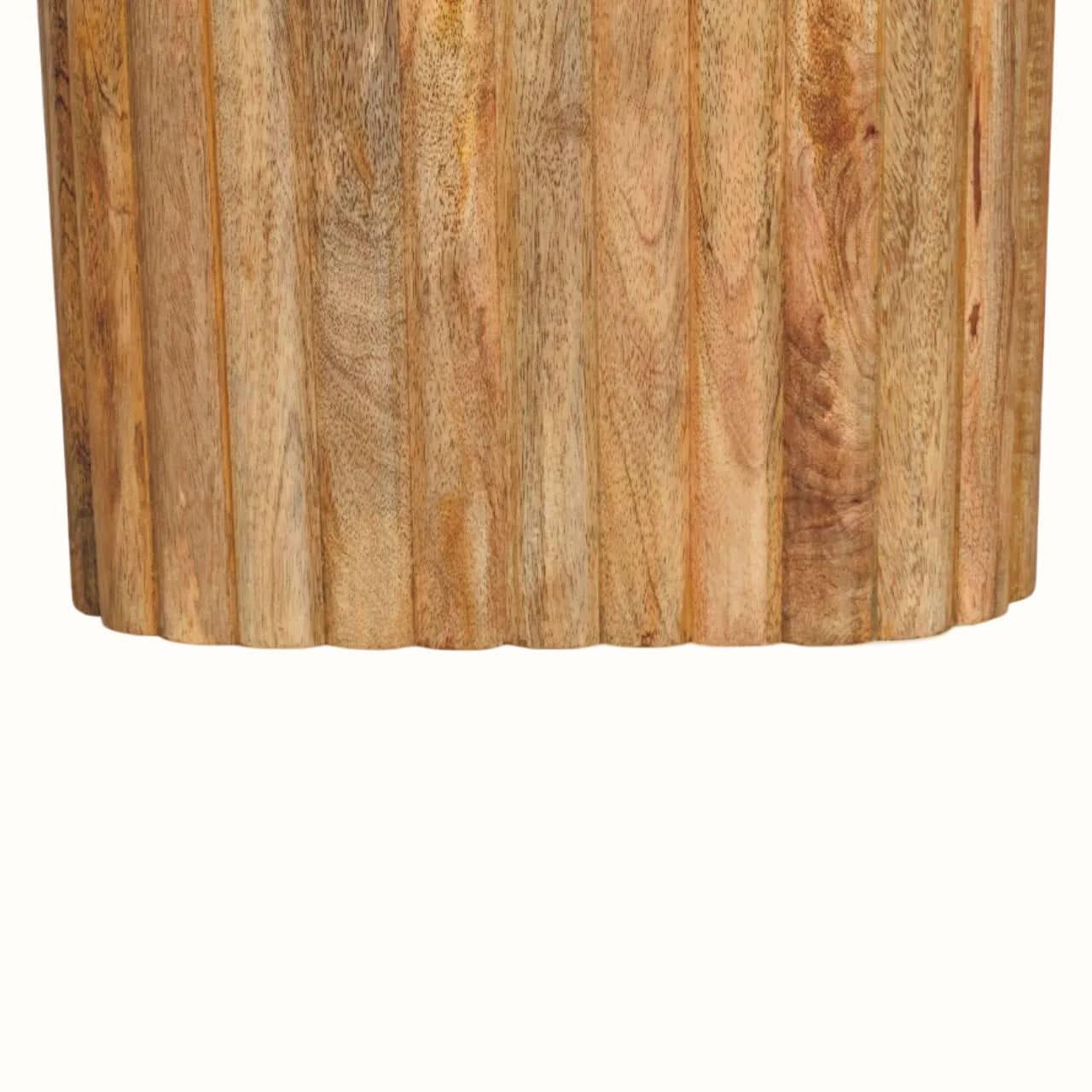 Nova Marble Side Table - Natural Side Tables - Bokel Home
