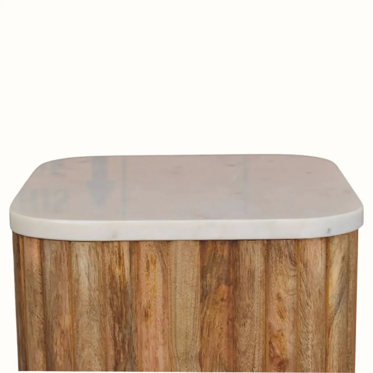 Nova Marble Side Table - Natural Side Tables - Bokel Home