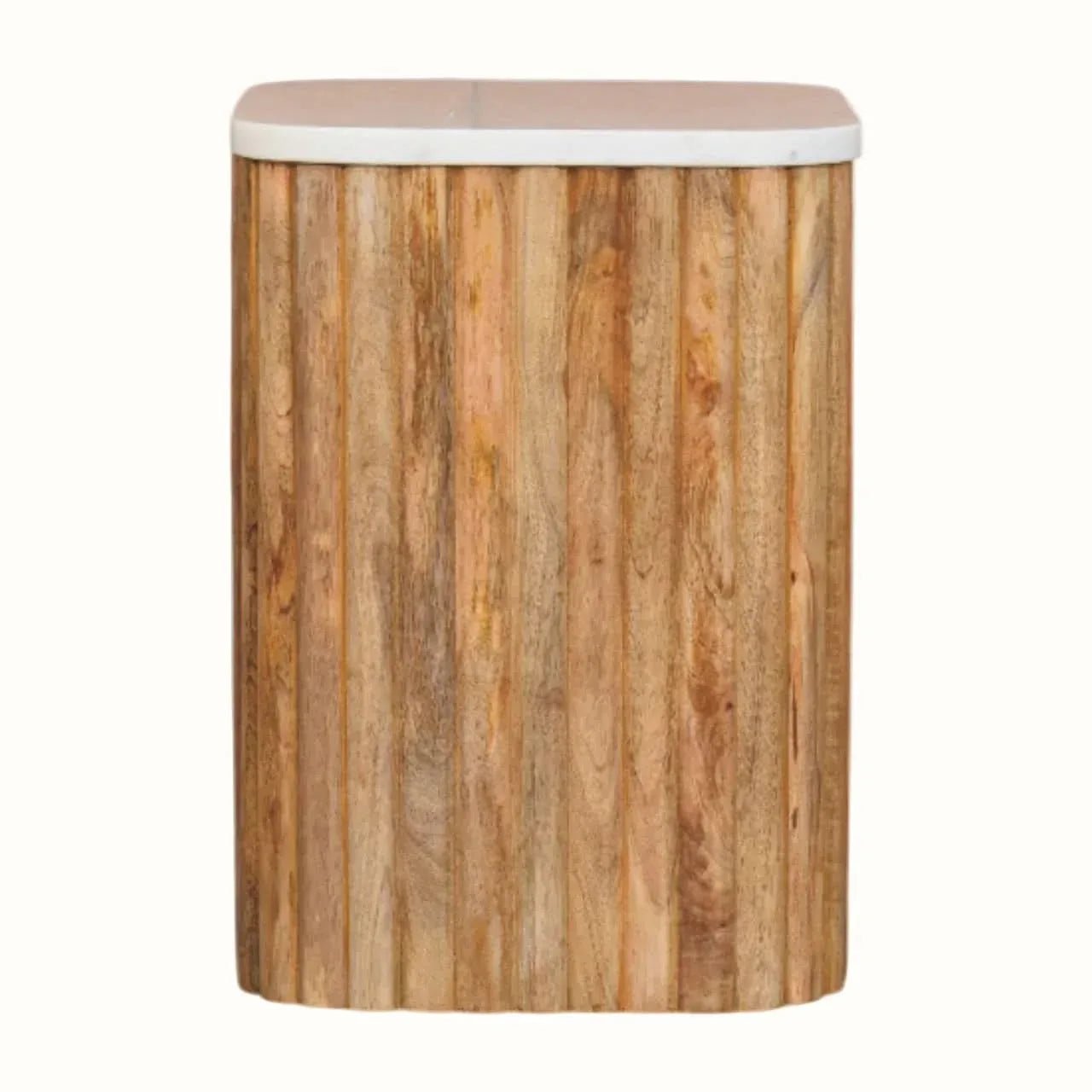 Nova Marble Side Table - Natural Side Tables - Bokel Home