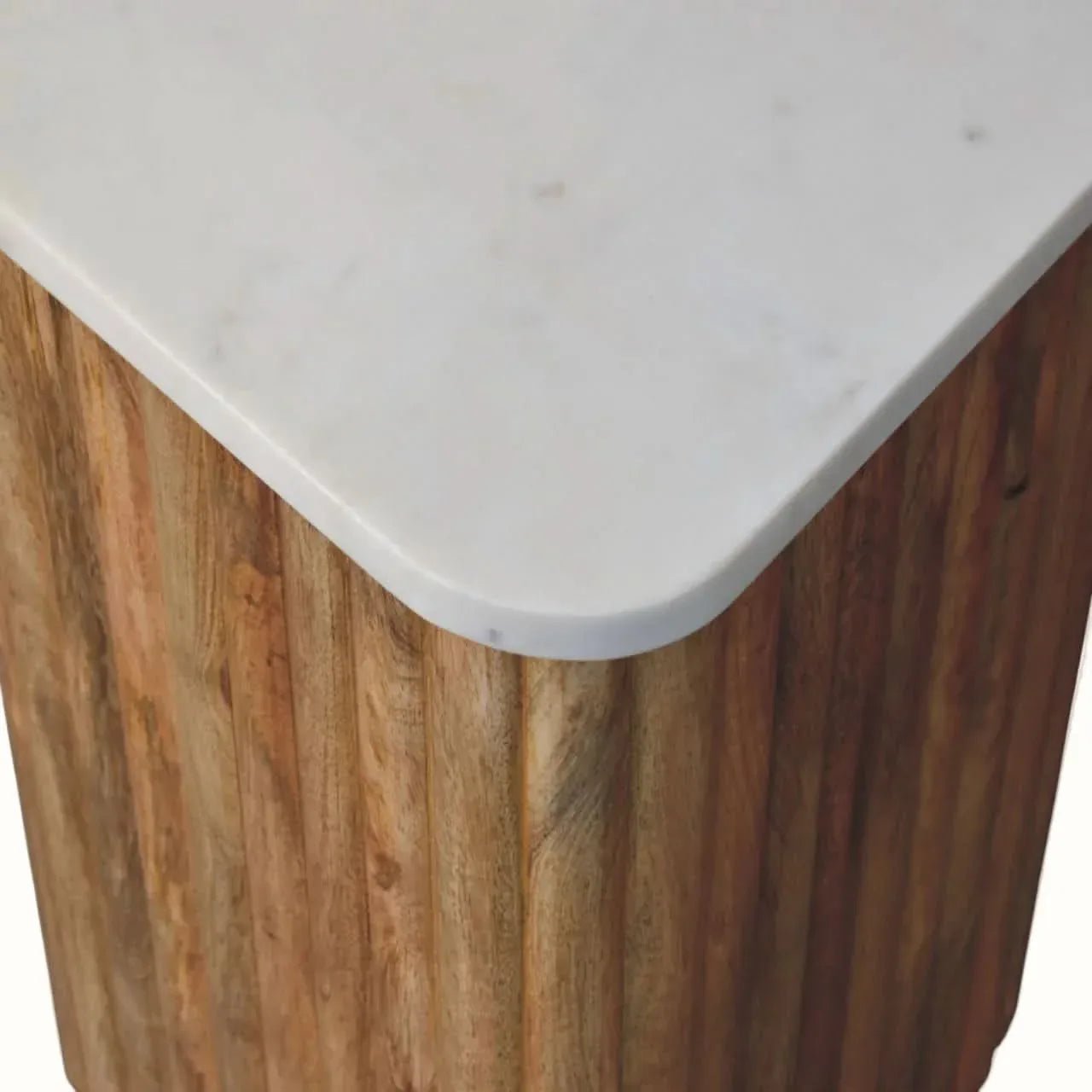 Nova Marble Side Table - Natural Side Tables - Bokel Home