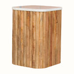 Nova Marble Side Table - Natural Side Tables - Bokel Home