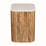 Nova Marble Side Table - Natural Side Tables - Bokel Home