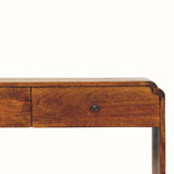 Orel 2 Drawer Console Table, Medium - Chestnut Console Tables - Bokel Home