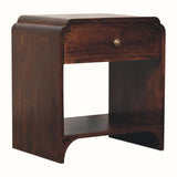 Orel Bedside Table, Medium - California Walnut Bedside Tables - Bokel Home