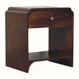 Orel Bedside Table, Medium - California Walnut Bedside Tables - Bokel Home