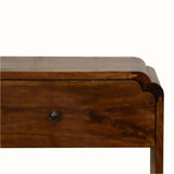 Orel Bedside Table, Medium - Chestnut Bedside Tables - Bokel Home