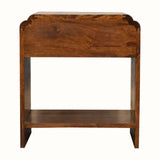 Orel Bedside Table, Medium - Chestnut Bedside Tables - Bokel Home