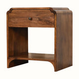 Orel Bedside Table, Medium - Chestnut Bedside Tables - Bokel Home