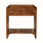 Orel Bedside Table, Medium - Chestnut Bedside Tables - Bokel Home