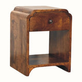 Orel Bedside Table, Mini - Chestnut Bedside Tables - Bokel Home
