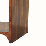 Orel Bedside Table, Small - Chestnut Bedside Tables - Bokel Home