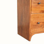 Orel Chest of 3 Drawers, Medium - Chestnut Chest of Drawers - Bokel Home