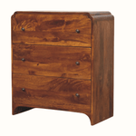 Orel Chest of 3 Drawers, Medium - Chestnut Chest of Drawers - Bokel Home