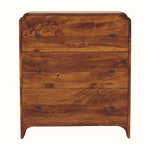 Orel Chest of 3 Drawers, Medium - Chestnut Chest of Drawers - Bokel Home