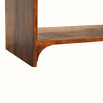 Orel Open Console Table, Large - Chestnut Console Tables - Bokel Home