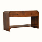 Orel Open Console Table, Large - Chestnut Console Tables - Bokel Home