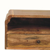 Orel Open Wall Mounted Bedside Table, Small - Natural Bedside Tables - Bokel Home