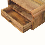 Orel Open Wall Mounted Bedside Table, Small - Natural Bedside Tables - Bokel Home