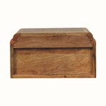 Orel Open Wall Mounted Bedside Table, Small - Natural Bedside Tables - Bokel Home