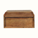 Orel Open Wall Mounted Bedside Table, Small - Natural Bedside Tables - Bokel Home
