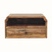 Orel Open Wall Mounted Bedside Table, Small - Natural Bedside Tables - Bokel Home