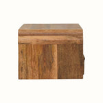 Orel Open Wall Mounted Bedside Table, Small - Natural Bedside Tables - Bokel Home