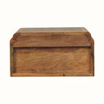 Orel Wall Mounted Bedside Table, Small - Natural Bedside Tables - Bokel Home