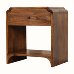 Orel Bedside Table, Medium - Chestnut
