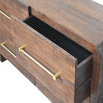 Osa 4 Drawer Chest - Smoked Oak Chest of Drawers - Bokel Home