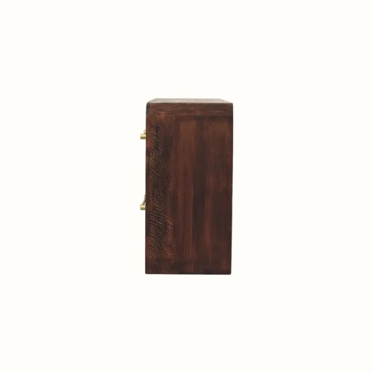 Osa 4 Drawer Chest - Smoked Oak Chest of Drawers - Bokel Home