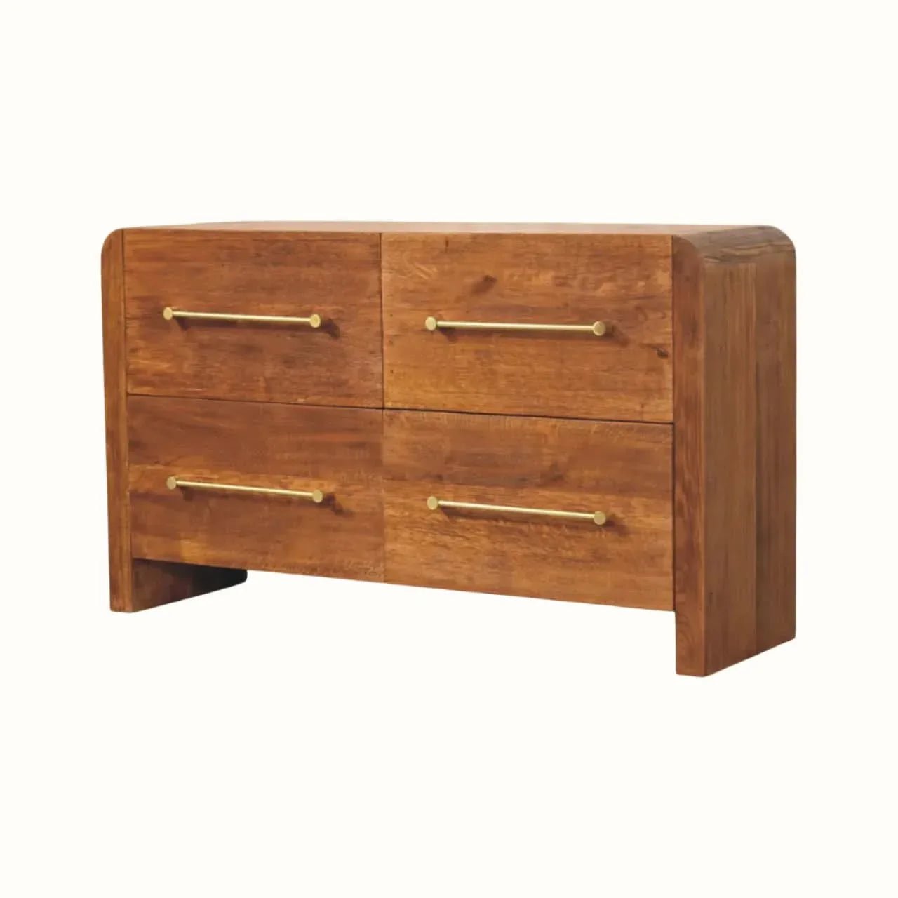 Osa 4 Drawer Chest - Tiger Oak Chest of Drawers - Bokel Home