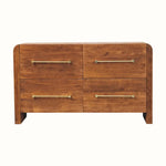 Osa 4 Drawer Chest - Tiger Oak Chest of Drawers - Bokel Home