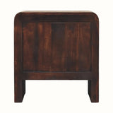 Osa Bedside Table, Medium - Smoked Oak Bedside Tables - Bokel Home