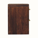 Osa Bedside Table, Medium - Smoked Oak Bedside Tables - Bokel Home