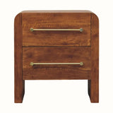 Osa Bedside Table, Medium - Tiger Oak Bedside Tables - Bokel Home