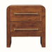 Osa Bedside Table, Medium - Tiger Oak