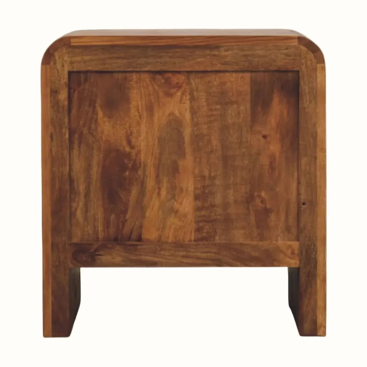 Osa Two Drawer Bedside Table - Tiger Oak Bedside Tables - Bokel Home