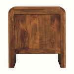 Osa Two Drawer Bedside Table - Tiger Oak Bedside Tables - Bokel Home