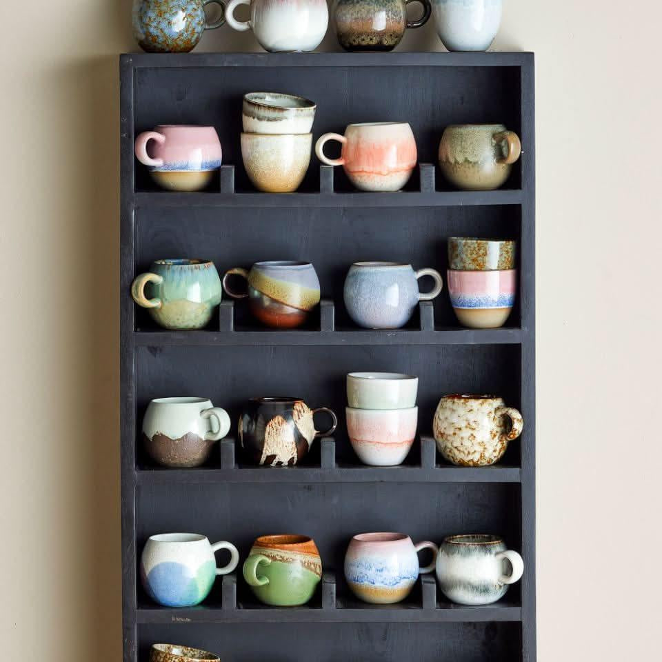 Paula Grey Glaze Cup Mugs - Bokel Home