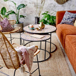 Paula Orange Glaze Cup Mugs - Bokel Home