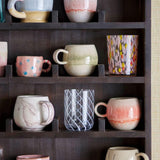 Paula Orange Glaze Cup Mugs - Bokel Home