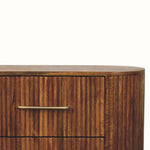 Paxton Chest of Six Drawers, Large - Amber Oak Chest of Drawers - Bokel Home