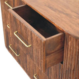 Paxton Chest of Six Drawers, Large - Roasted Almond Chest of Drawers - Bokel Home